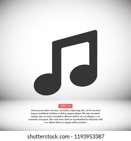 Vector music Icon vector 
