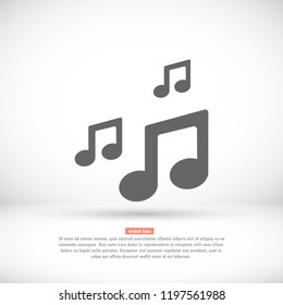 Vector music Icon vector 