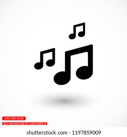 Vector music Icon vector 