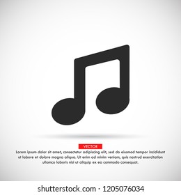 Vector music Icon vector 