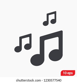 Vector music Icon vector 