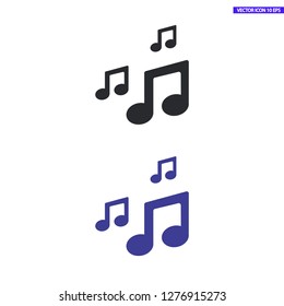 Vector music Icon vector 
