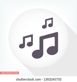 Vector music Icon vector 