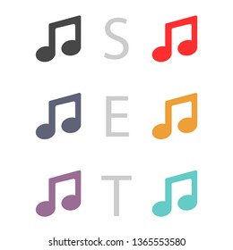 Vector music Icon vector 
