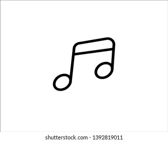 Vector music Icon. - Vector 