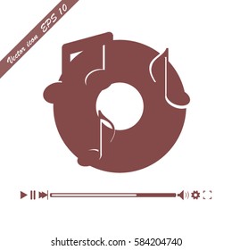 Vector music Icon