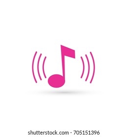 Vector music Icon.