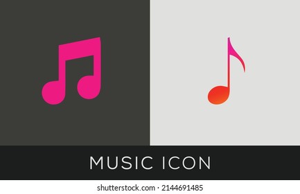 Vector music icon design template