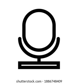 vector music icon, editable stroke