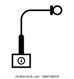 vector music icon, editable stroke