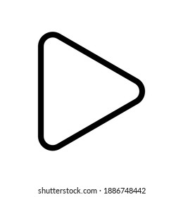 vector music icon, editable stroke