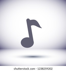 Vector music icon. Vector, Eps 10