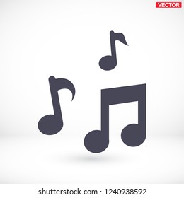 Vector music icon. Vector, Eps 10