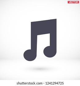 Vector music icon. Vector, Eps 10