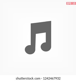 Vector music icon. Vector, Eps 10