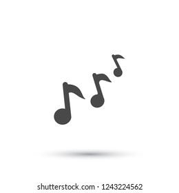 Vector music icon. Vector, Eps 10