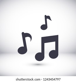 Vector music icon. Vector, Eps 10