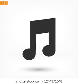 Vector music icon. Vector, Eps 10
