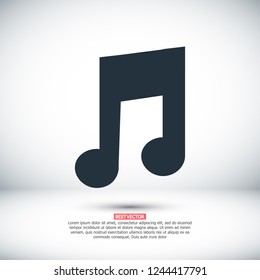 Vector music icon. Vector, Eps 10