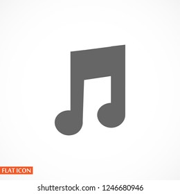 Vector music icon. Vector, Eps 10