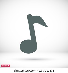 Vector music icon. Vector, Eps 10
