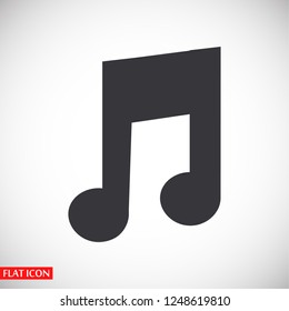 Vector music icon. Vector, Eps 10