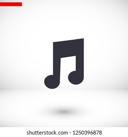 Vector music icon. Vector, Eps 10