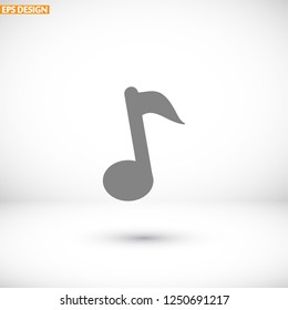 Vector music icon. Vector, Eps 10