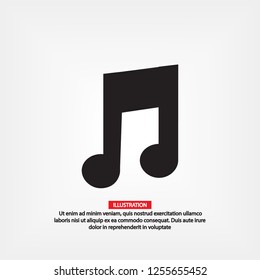 Vector music icon. Vector, Eps 10
