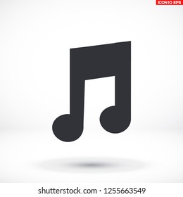 Vector music icon. Vector, Eps 10