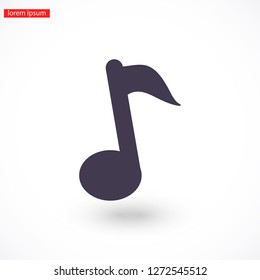 Vector music icon. Vector, Eps 10