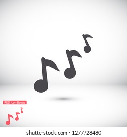 Vector music icon. Vector, Eps 10