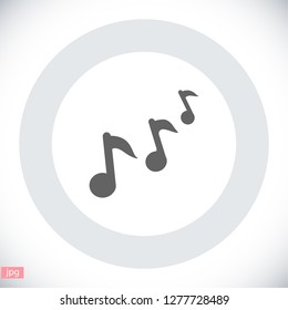 Vector music icon. Vector, Eps 10