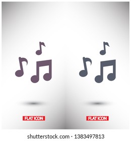 Vector music icon. Vector, Eps 10