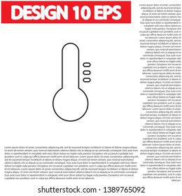 Vector music icon. Vector, Eps 10 . Lorem Ipsum Illustration design