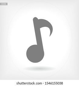 Vector music icon. Vector, Eps 10. Lorem Ipsum Design Flat