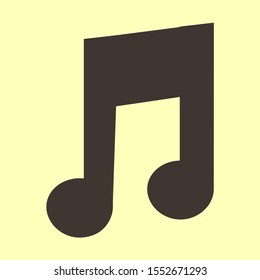 Vector music icon. Vector, Eps 10 . Lorem Ipsum Flat Design