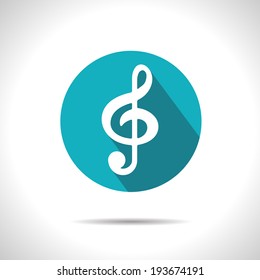 Vector music icon. Eps10