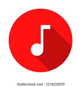 Vector music icon. illustration of music icon