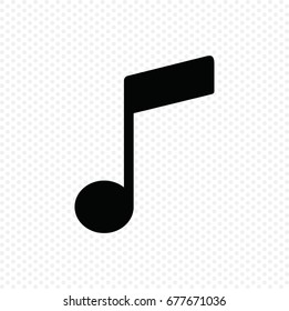 Vector music Icon, vector illustration