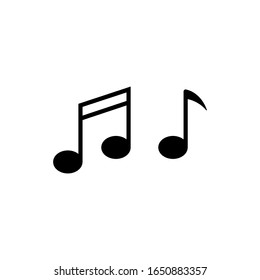 Vector music Icon line illustration