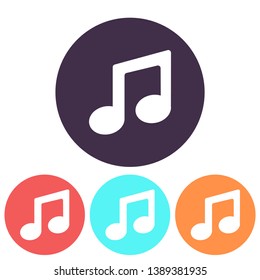 Vector music Icon vector . lorem ipsum Flat Design JPG