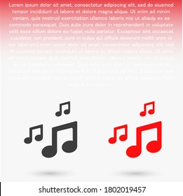 Vector music Icon vector . lorem ipsum Flat Design JPG