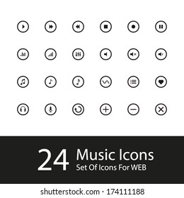 Vector Music Icon Set