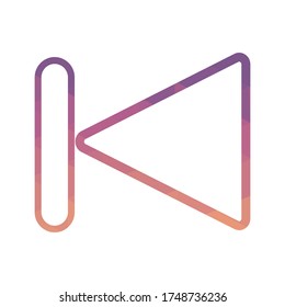 Vector Music Icon Triangulation Art