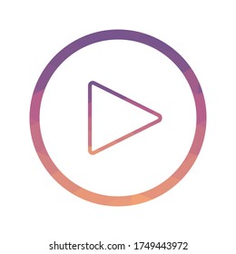 Vector Music Icon Triangulation Art