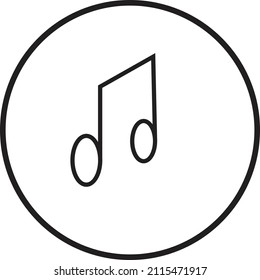 Iconos de música vectorial, conjunto simple de iconos de línea de vectores relacionados con la música. Contiene íconos como guitarra, Treble Clef, auriculares en los oídos, Trumpet y más. Stroke editable. 48x48 Pixel Perfecto.