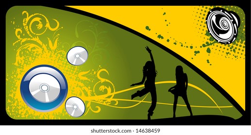 vector music illustration
