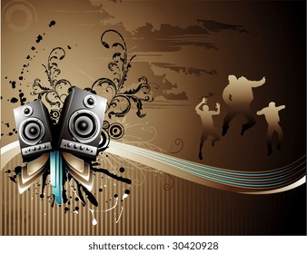 vector music illustration