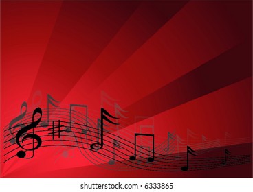 Vector music illustration